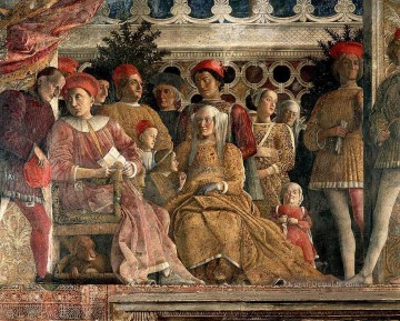 Der Hof von Mantua Renaissance Maler Andrea Mantegna Ölgemälde